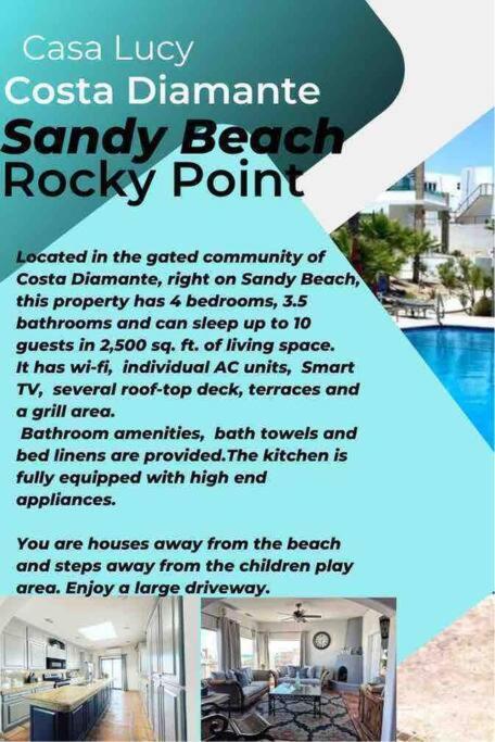 Lux 3 Master Bdroom On Sandy Beach W No Cleaining Fee Puerto Peñasco エクステリア 写真